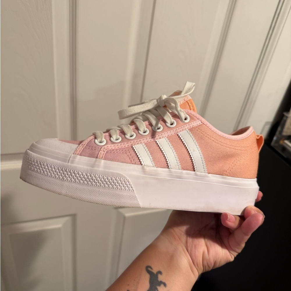 Adidas Nizza Platform sneakers Acid Orange - Picture 3 of 9